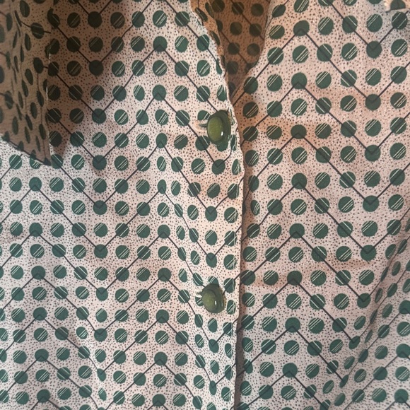 ⚠️2/$10 Polka Dot Blouse with Tie Neck - Picture 3 of 4